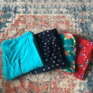 4 lularoe leggings